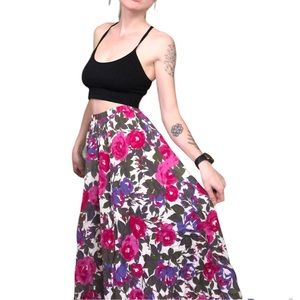 Floral Maxi Skirt